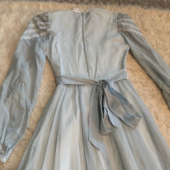 Gunne Sax Cottagecore Prairie Dress - Size Junior 3 - Picture 4 of 10